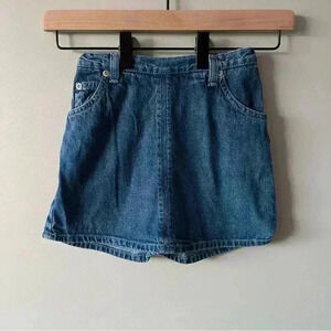 Girls size 6x Oshkosh Jean skirt skort Vintage Y2K 90s denim skirt